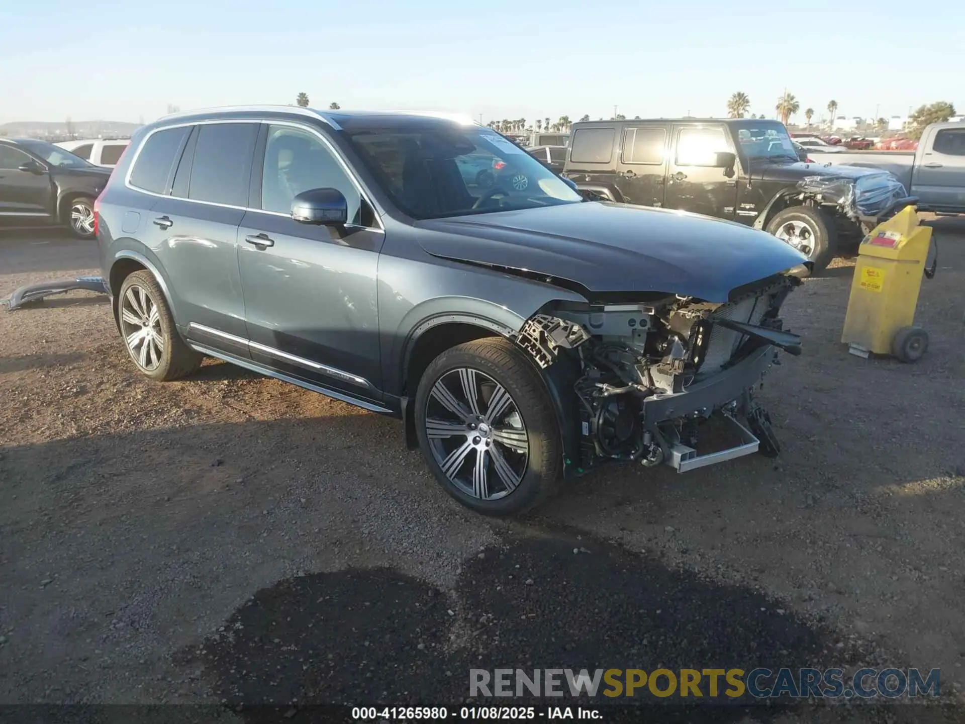 1 fotografías del automóvil dañado YV4H60LF0R1174396 VOLVO XC90 RECHARGE PLUG-IN HYBRID 2024