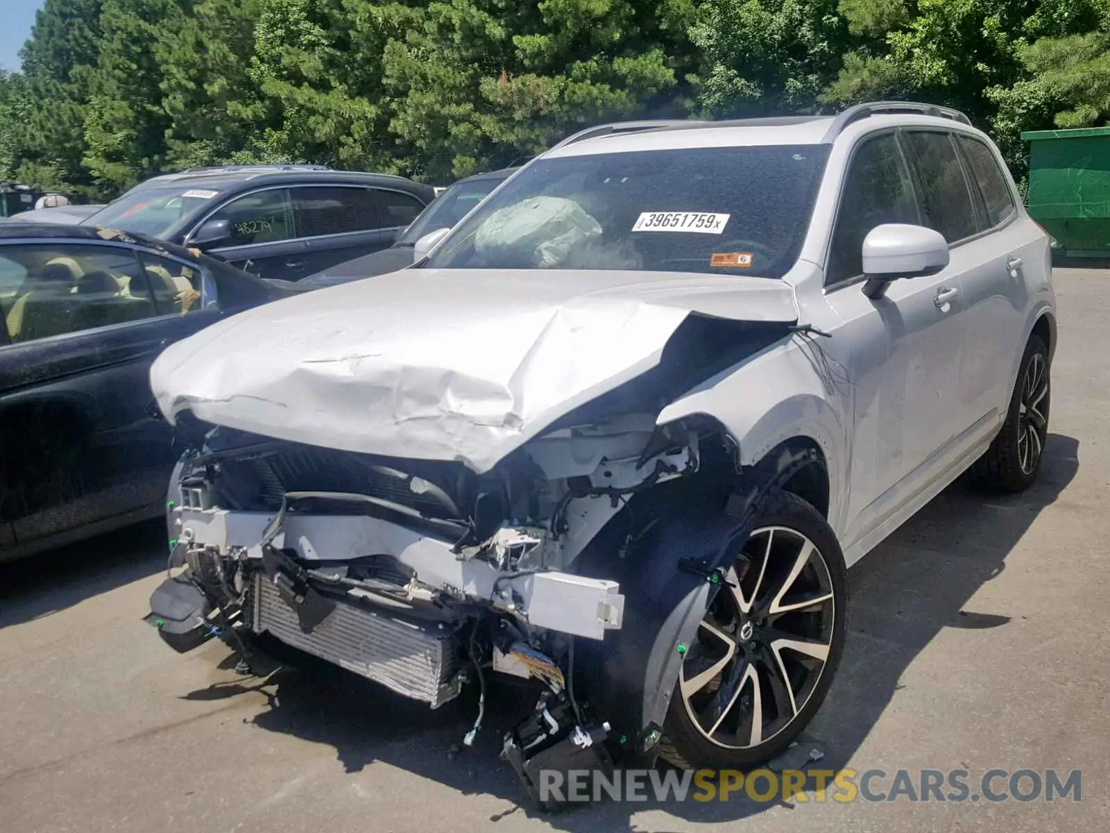 2 fotografías del automóvil dañado YV4A22PK8K1423713 VOLVO XC90 T6 2019