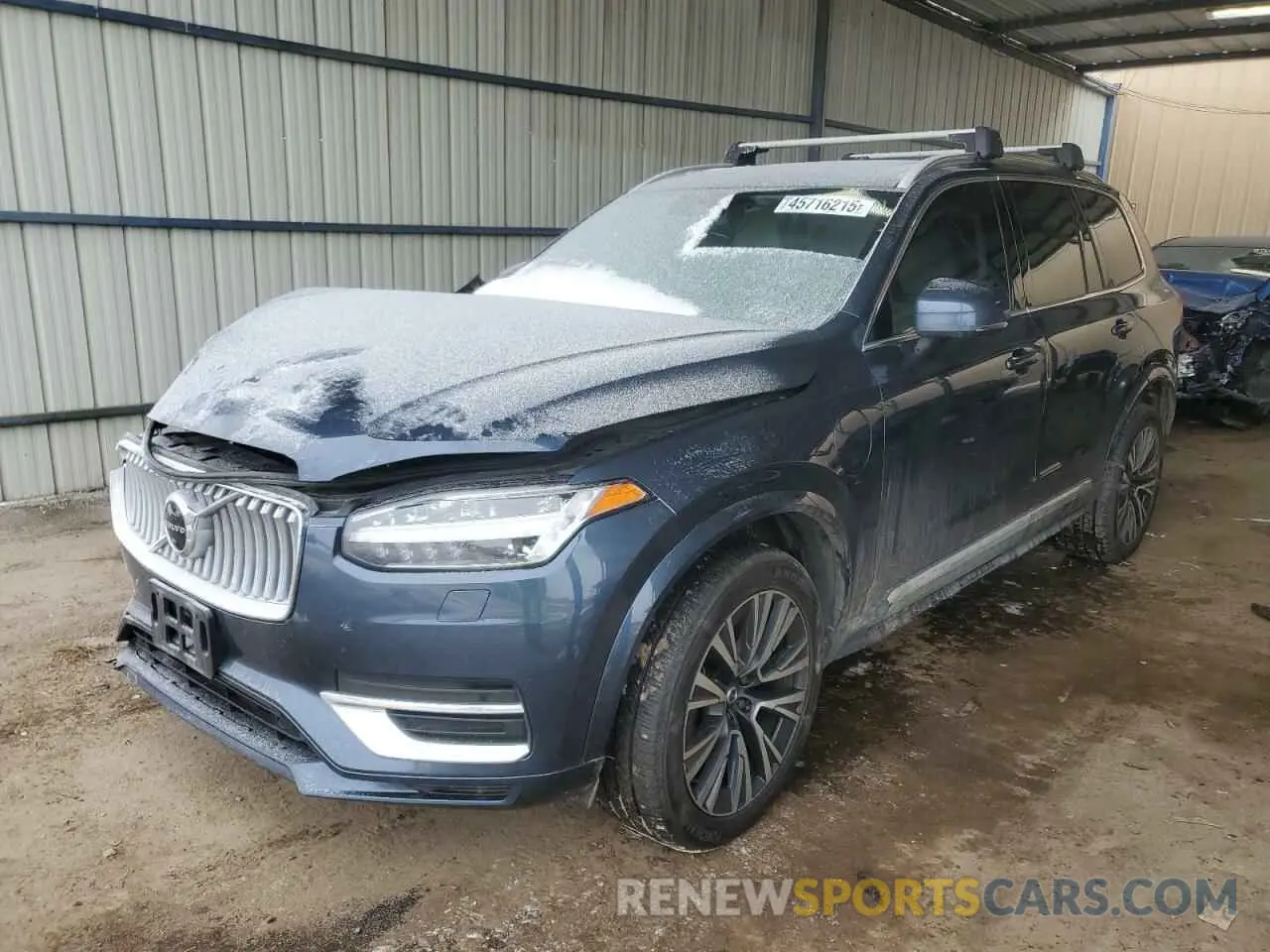 1 fotografías del automóvil dañado YV4BR00K7M1756163 VOLVO XC90 T8 RE 2021