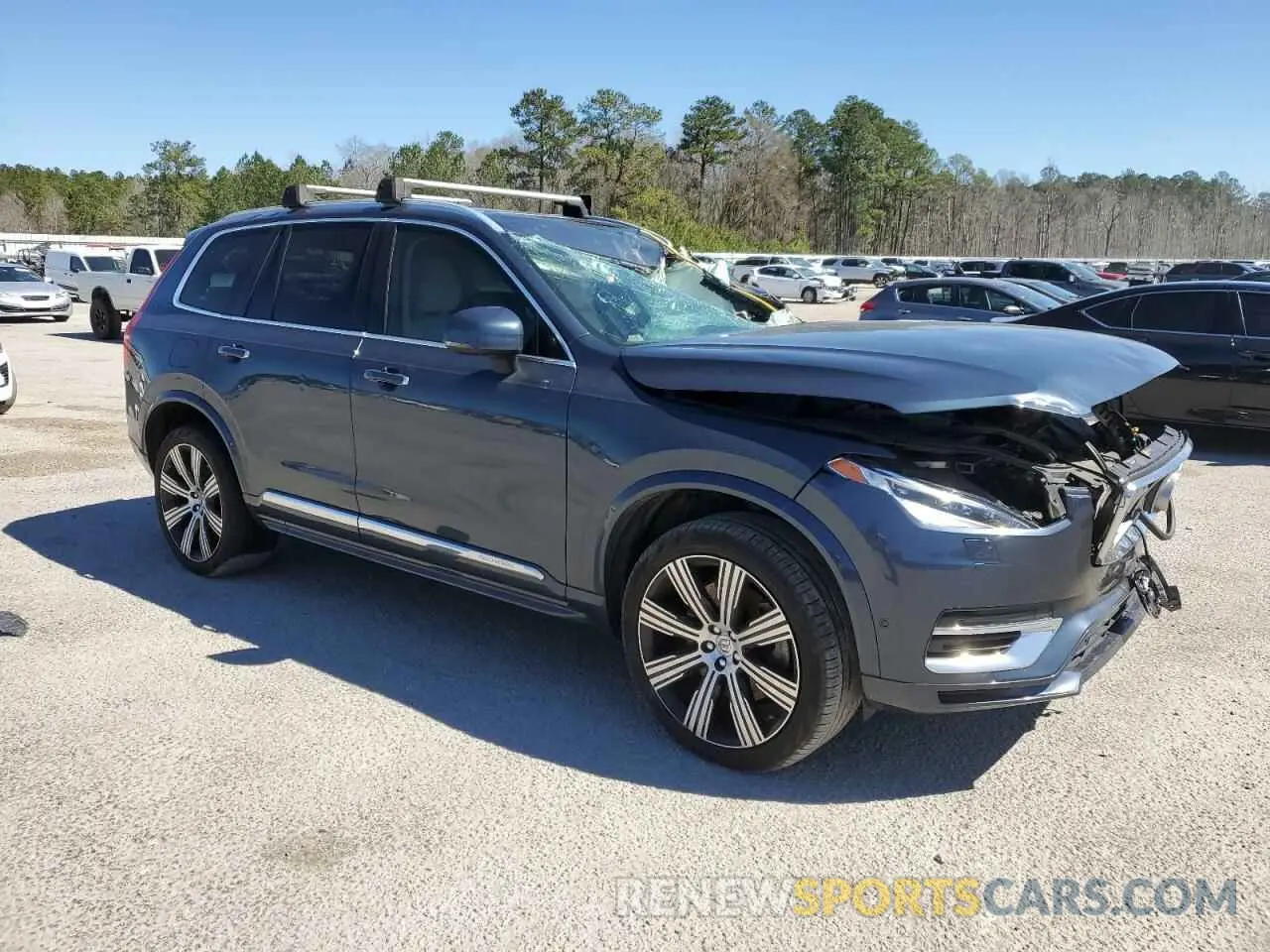 4 fotografías del automóvil dañado YV4BR0CL9N1787601 VOLVO XC90 T8 RE 2022