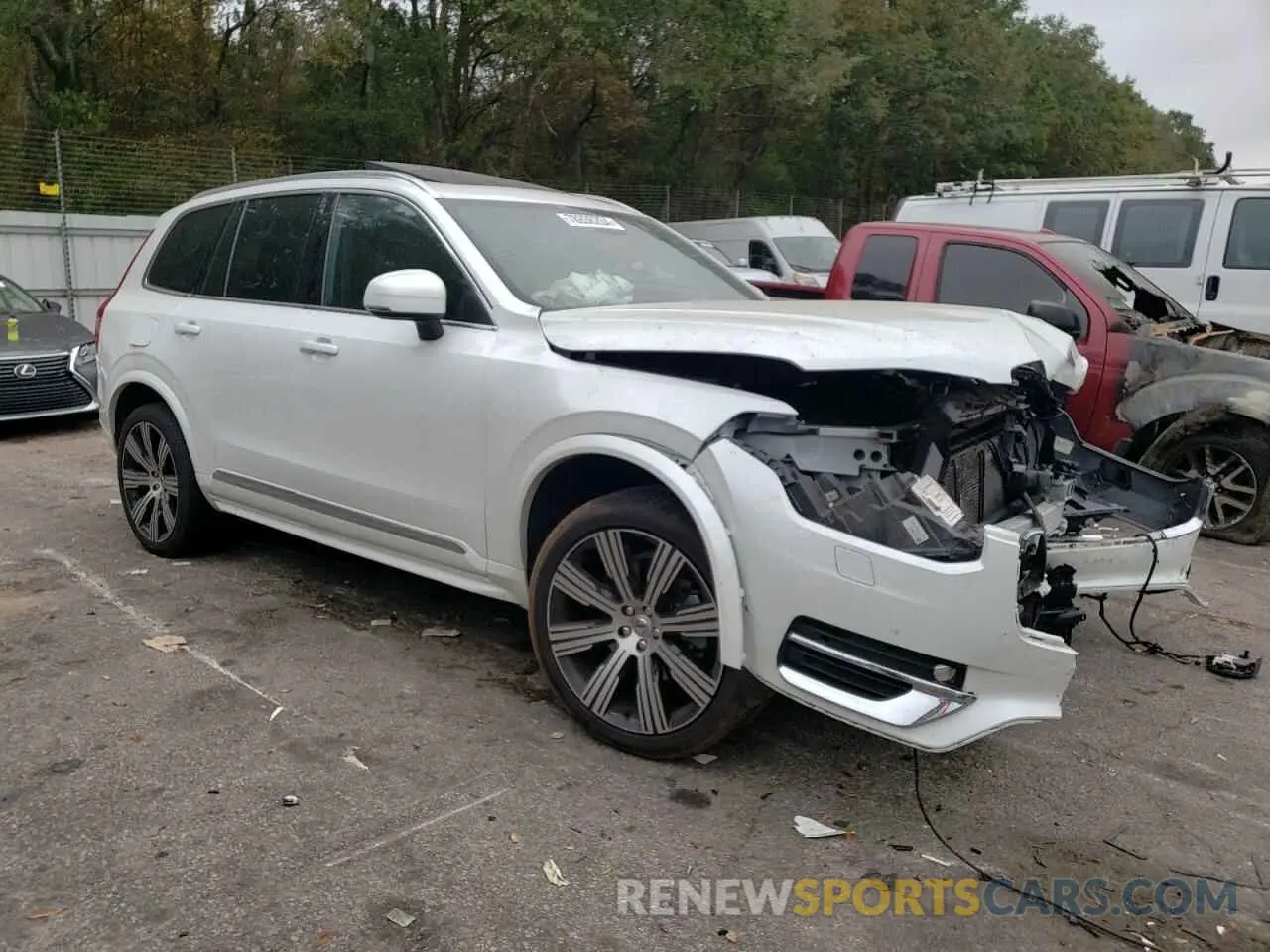 4 fotografías del automóvil dañado YV4062PA0P1921628 VOLVO XC90 ULTIM 2023