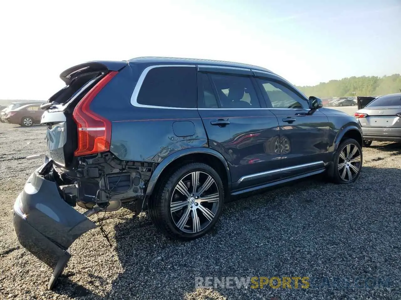 3 fotografías del automóvil dañado YV4062PF7R1241093 VOLVO XC90 ULTIM 2024