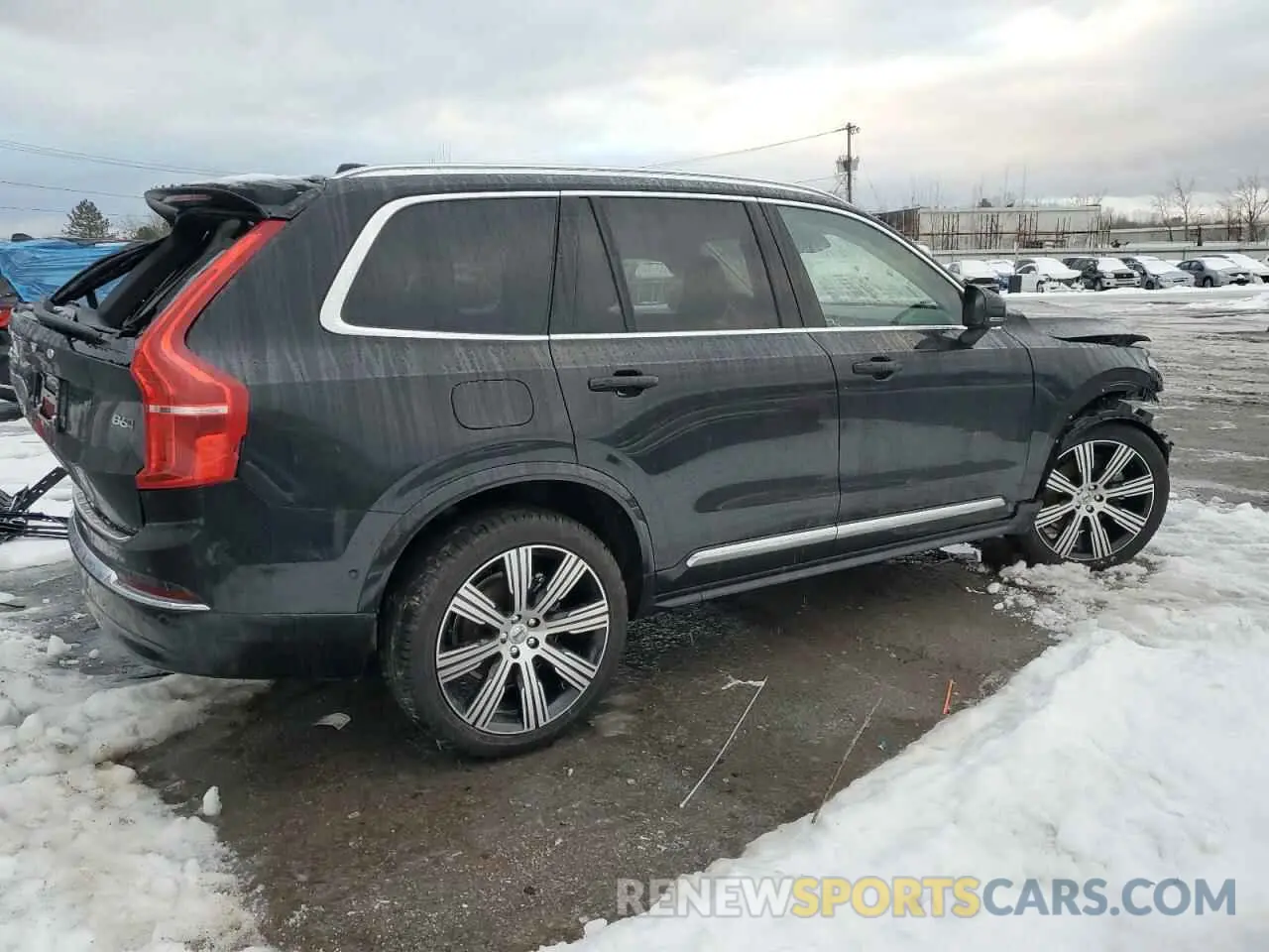 3 fotografías del automóvil dañado YV4062JF9S1345566 VOLVO XC90 ULTRA 2025