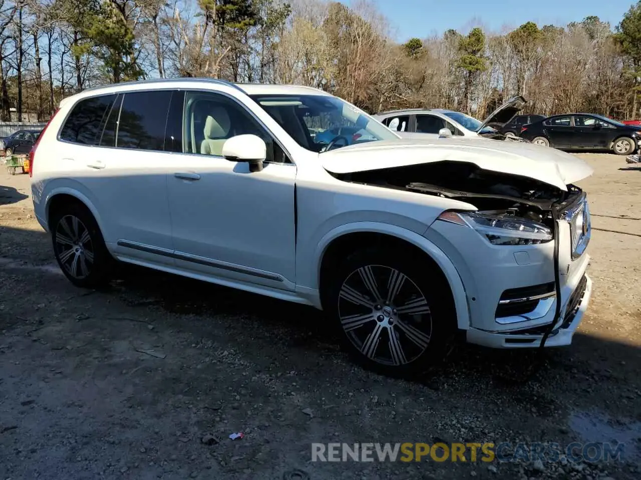4 fotografías del automóvil dañado YV4062PF0S1296877 VOLVO XC90 ULTRA 2025